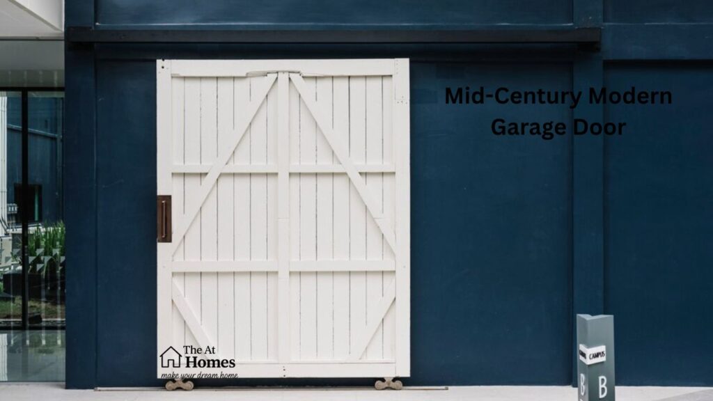 Mid-Century Modern Garage Door